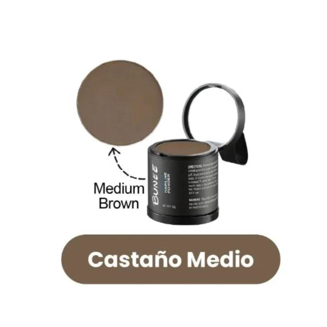 BUNEE ® l Polvo para cubrir canas y raíces en segundos