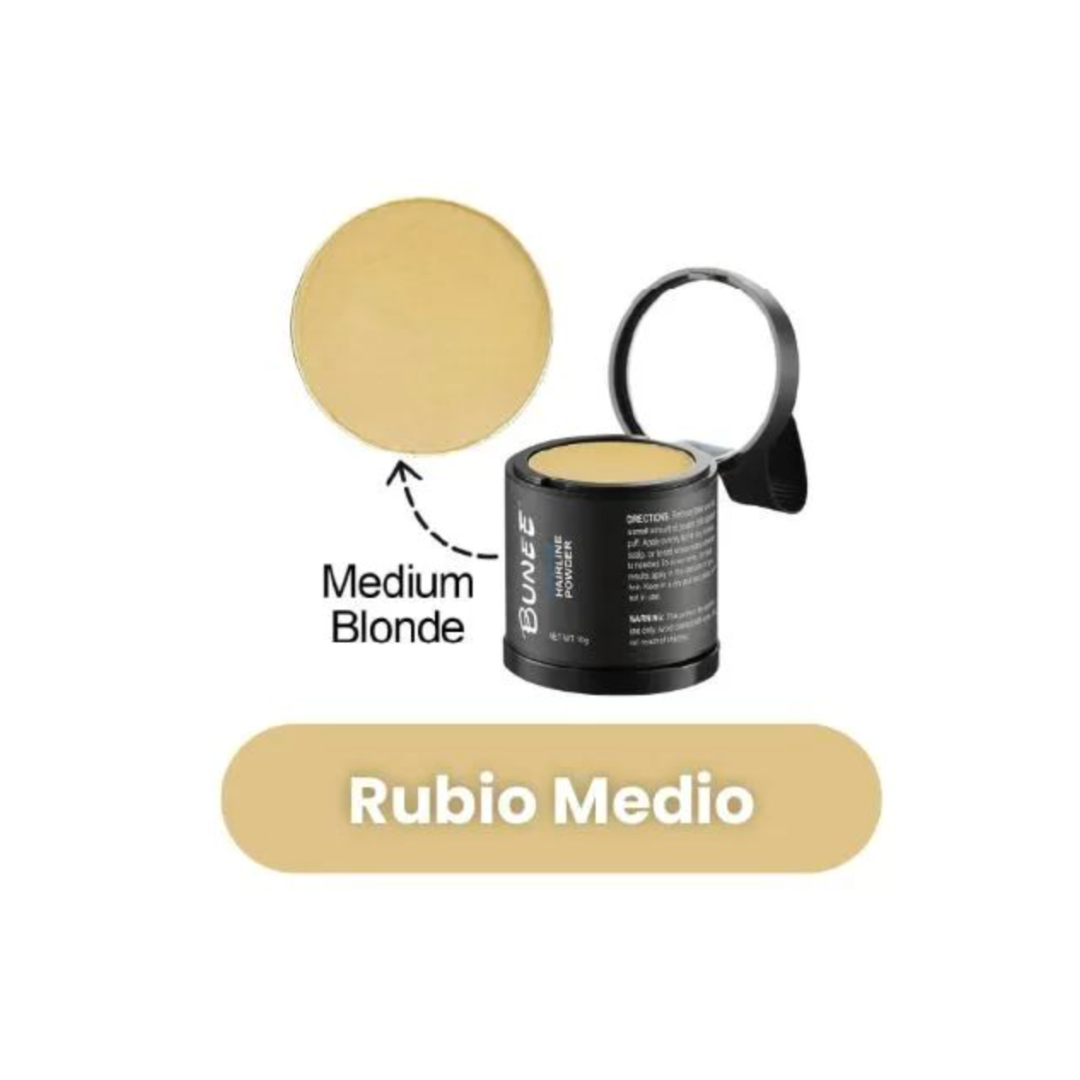 BUNEE ® l Polvo para cubrir canas y raíces en segundos
